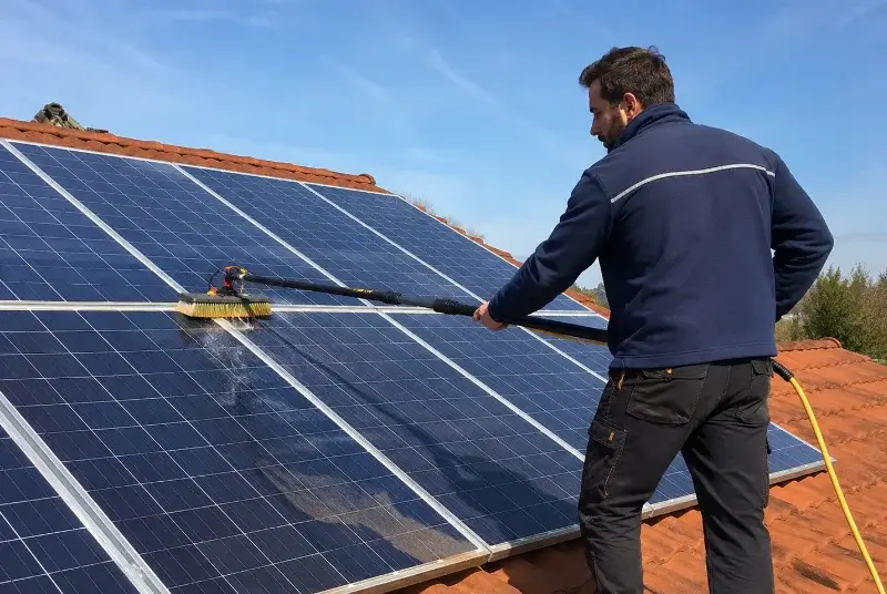 Nettoyage et entretien de panneaux solaires à Rontignon