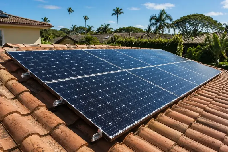 Installation de panneaux solaires à Rontignon